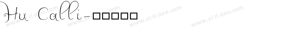 Hu Calli字体转换